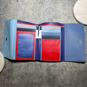 MyWalit Italian Leather Double Flap Wallet